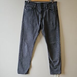 Levi's 504 Dark Gray 32x34 Straight Leg Jeans